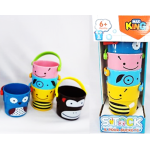 Stack & Pour Buckets Bath Toy - 6 Piece Stack & Pour Buckets Bath Toy - 6 Piece